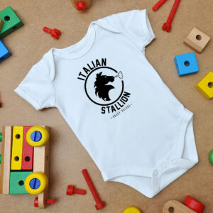 Boxing Logo Baby Onesie