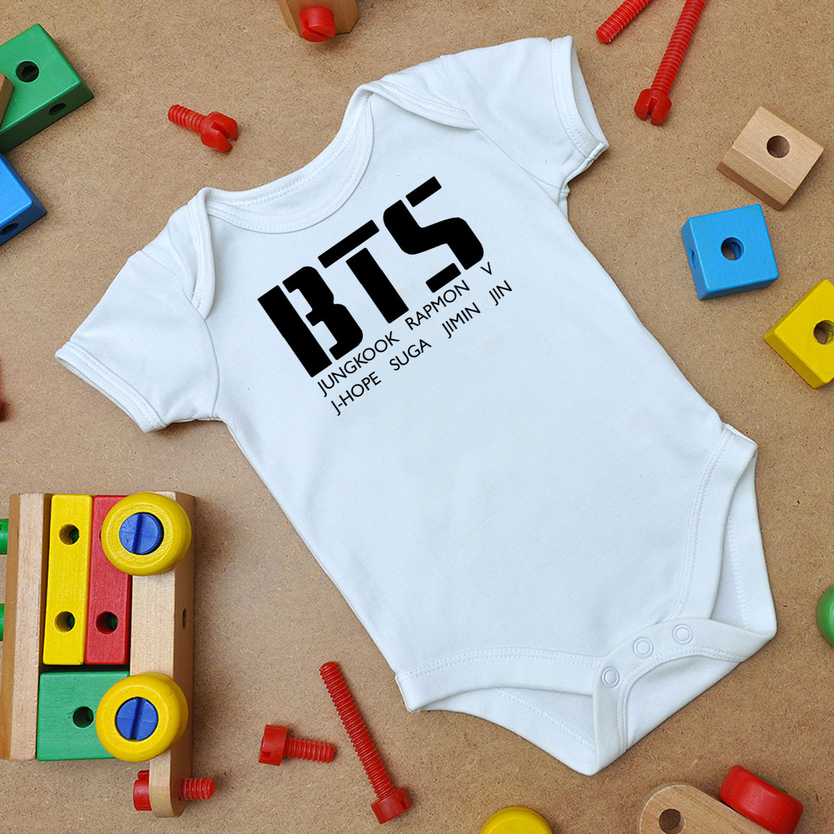 Bts Member Baby Onesie