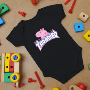 Thrasher Peppa Pig Cute Baby Onesie