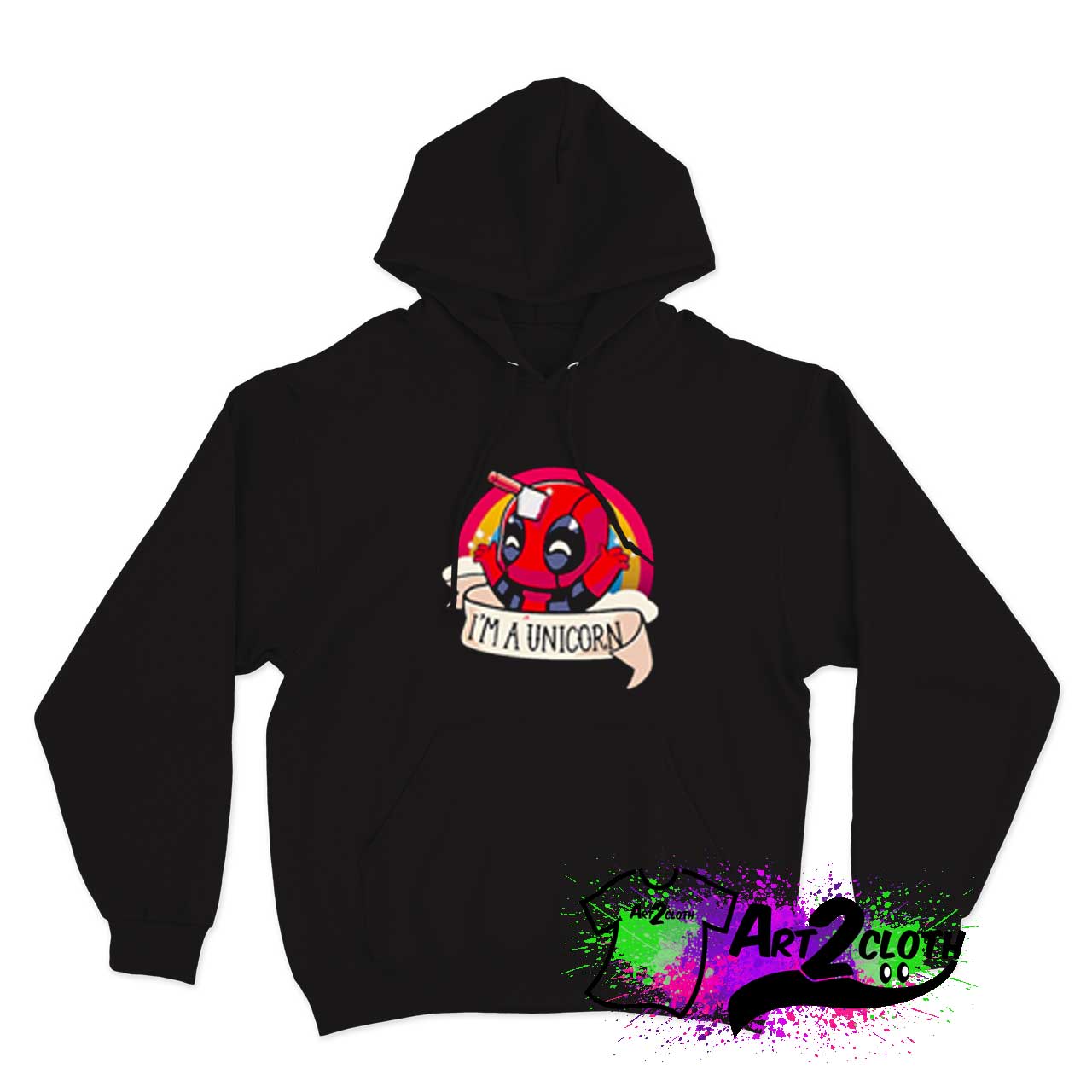Deadpool I'm A Unicorn Hoodie