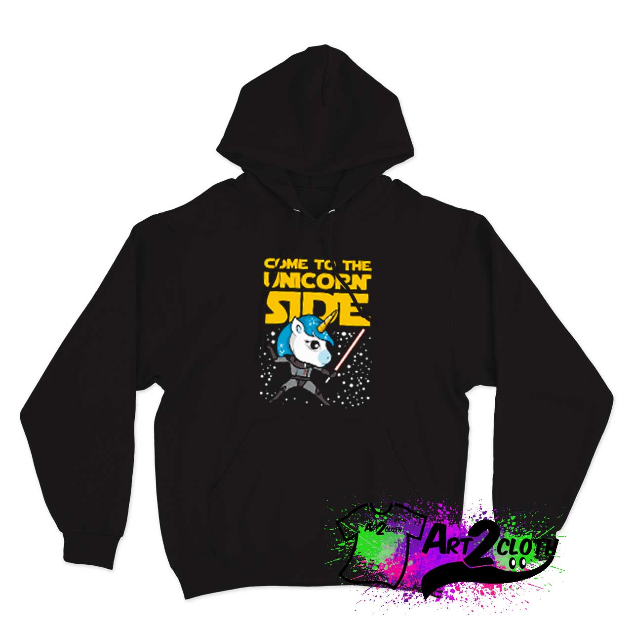 Come To The Unicorn Side Darth Hoodie