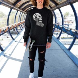 Vikings Tattoo Skull Sweatshirt