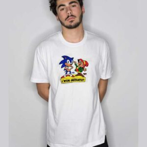 Sonic The Hedgehog I Won Instantly T Shirt