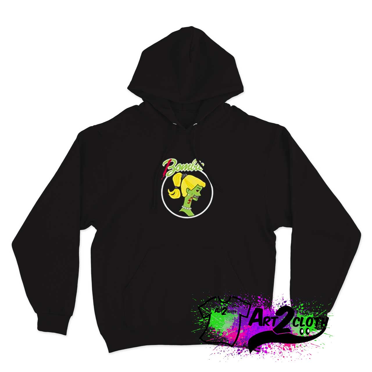 In a Zombie World Barbie Hoodie