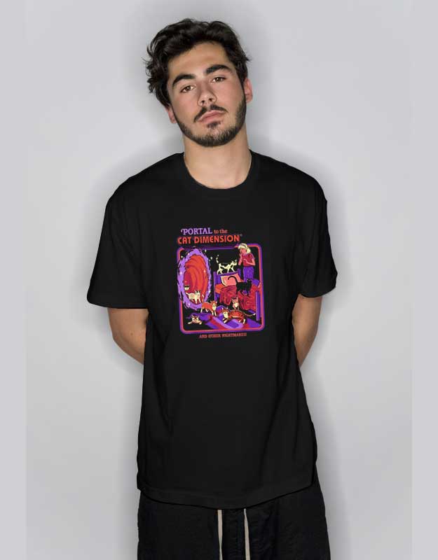 The Cat Dimension Graphic T Shirt