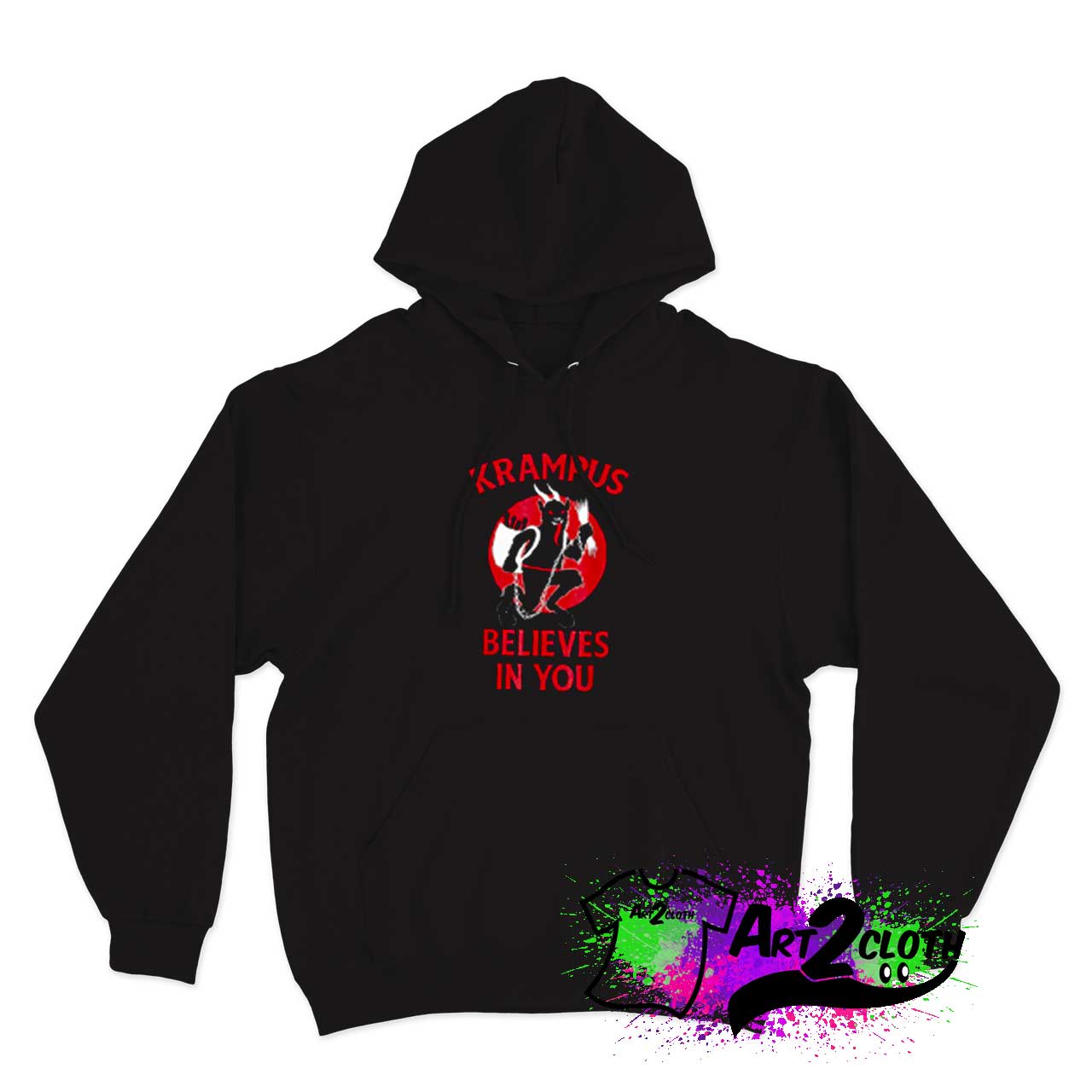 Krampus Believes In You Germanic Hoodie