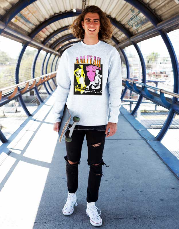 Vintage Aaliyah Basketball Sweatshirt