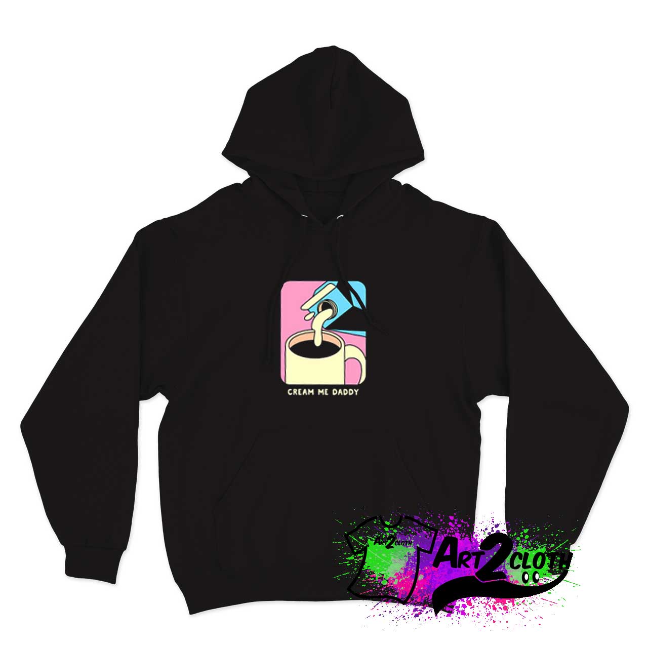 Cream Me Daddy Coffee Hoodie