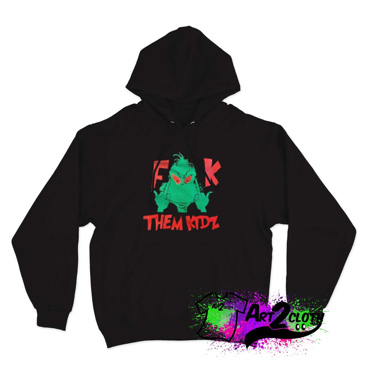 Grinch Fuck Them Kidz Hoodie