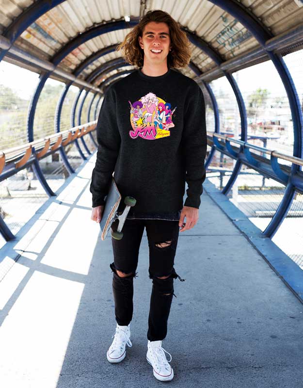 Jem and The Holograms Characters Sweatshirt