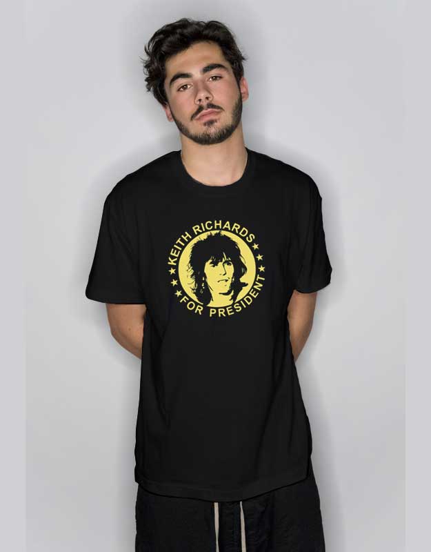 Keith Richards For President T Shirtident T Shirt