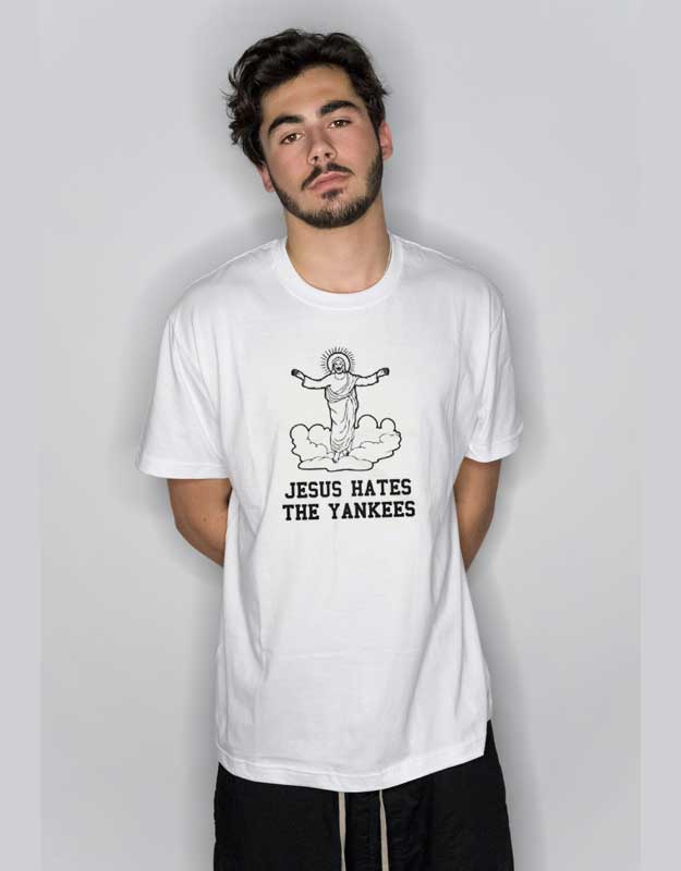 Even Jesus Hates The Yankees T Shirt - Custom T-Shirts