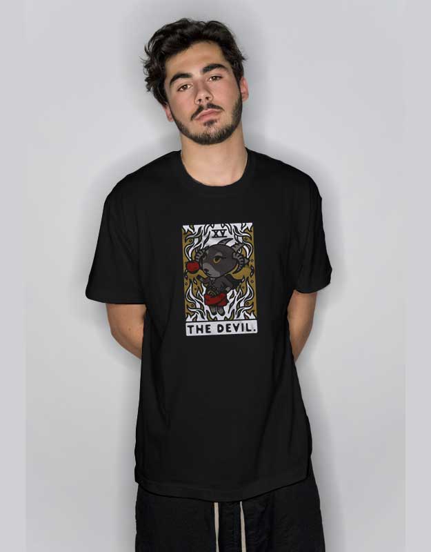 The Devil Tarot Parody T Shirt
