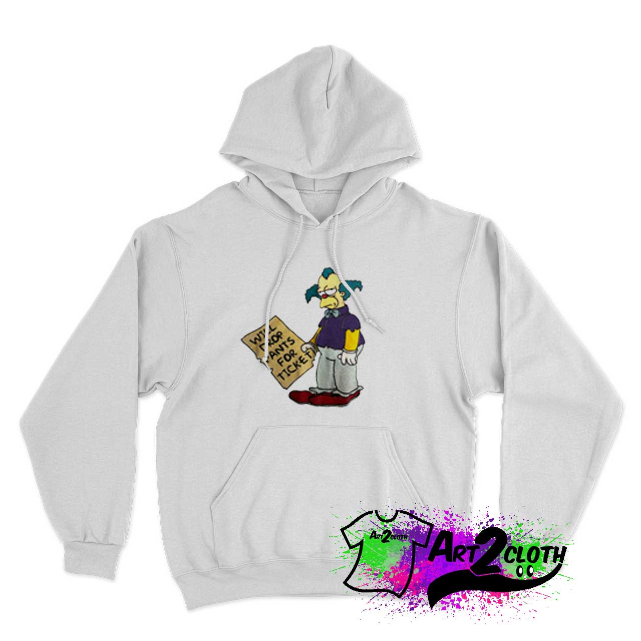 Phish Lot Krusty The Clown Hoodie