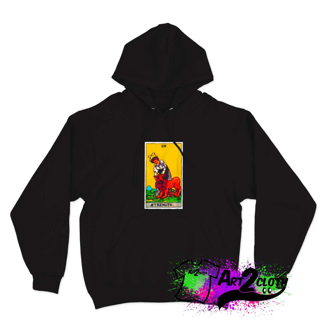 Strength Tarot Card Hoodie