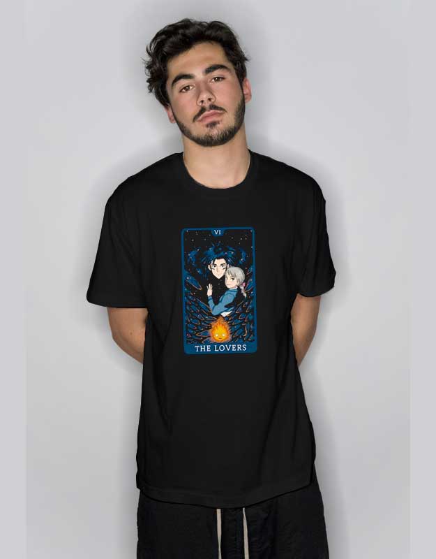 Ghibli The Lovers Tarot T Shirt t T Shirt