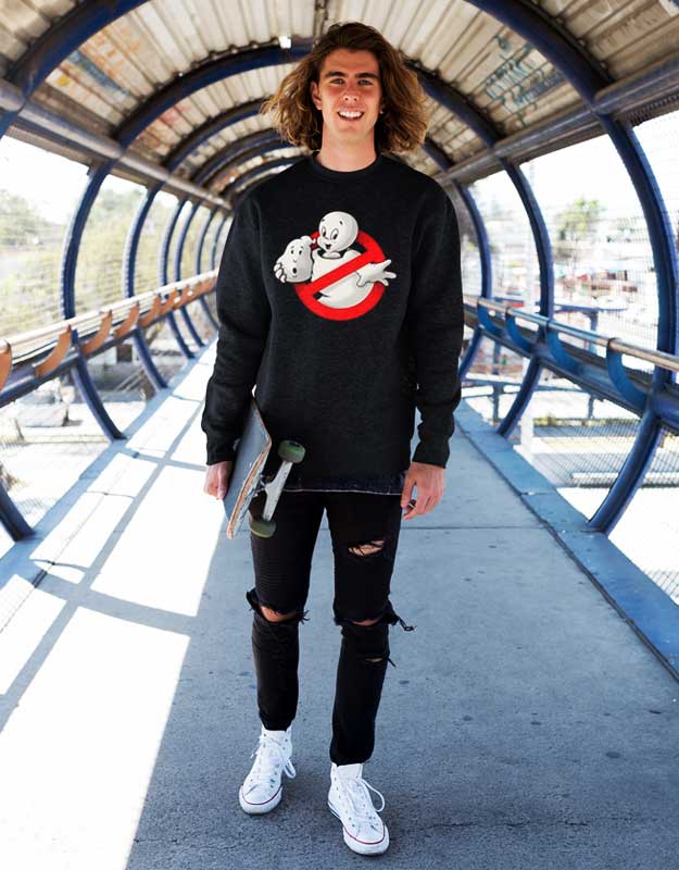 Casper Ghostbusters Logo Sweatshirt go 2