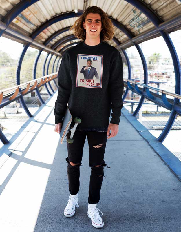Diggs I Want You To Shut The Fuck Up Sweatshirt o Shut The Fuck Up T Shirt 2