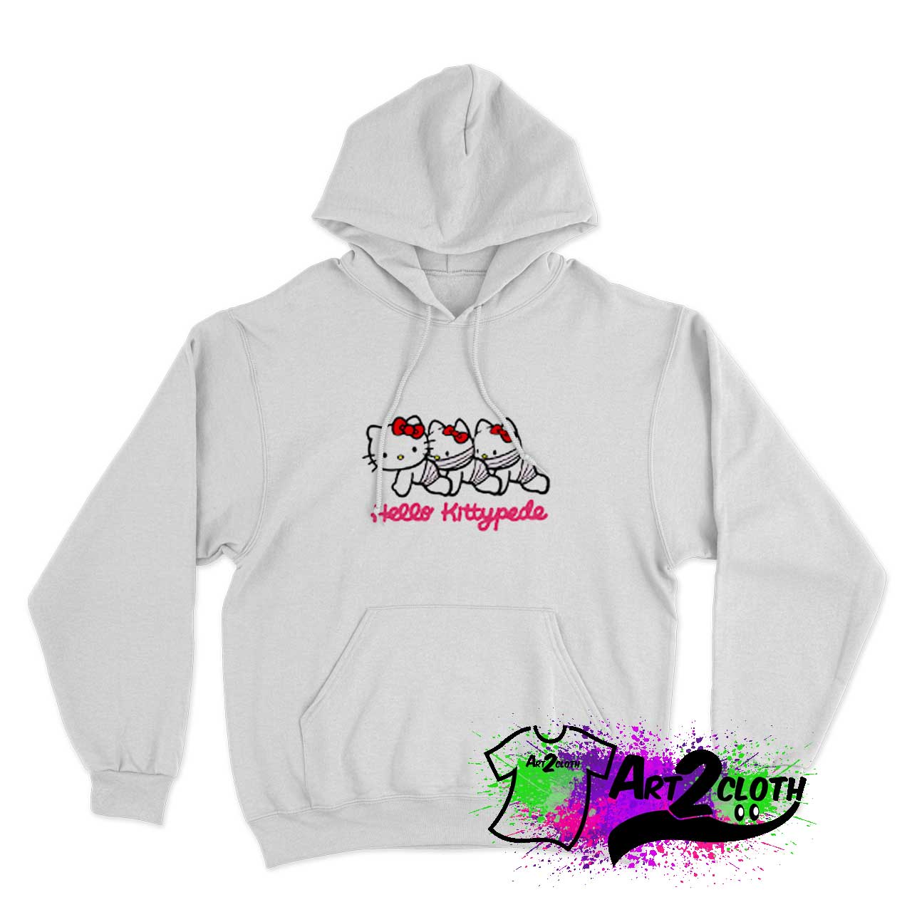 Hello Kittypede Parody Hoodie