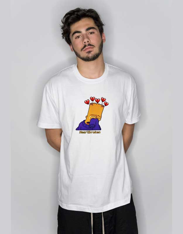 Bart Simpson Sad T Shirt