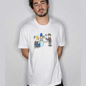 Homer Simpson And Lois Griffin T Shirt