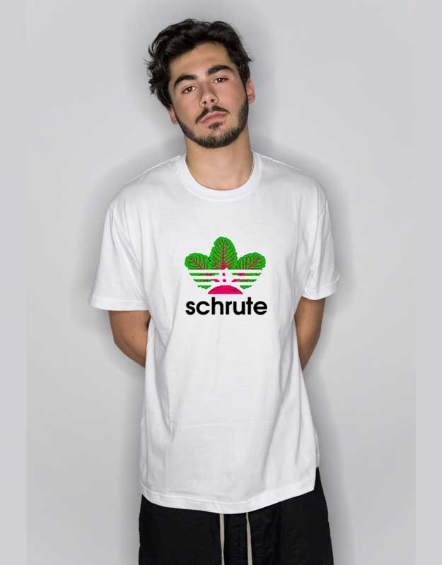 Beetroot Schrute Logo Parody T Shirt