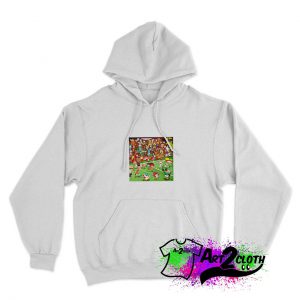 Ren And Stimpy Football Hoodie