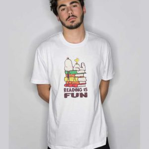 Reading Is Fun With Snoopy T Shirt
