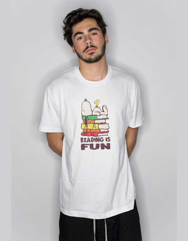 Reading Is Fun With Snoopy T Shirt