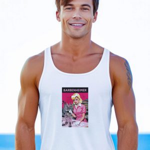 Barbenheimer Funny Meme Movie Tank Top