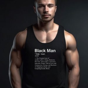 Black Men Definition Tank Top