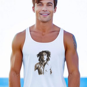 Bob Marley Sepia Tank Top
