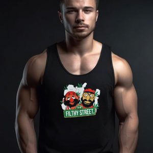 Cheech and Chong Filthy Street Marijuana Tank Top
