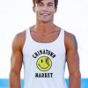 Chinatown Market Mike Tyson Smiley Face Tank Top