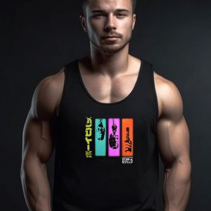 Cowboy Bebop Colorful Sequence Tank Top
