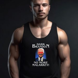 Dark Brandon No More Malarkey Funny Presidential Tank Top