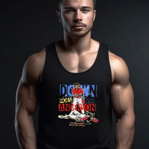 Down Goes Anderson Cleveland Guardians Tank Top