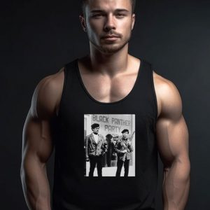 Dr Huey P Newton and Bobby Seale Founding Members of the Tank Top