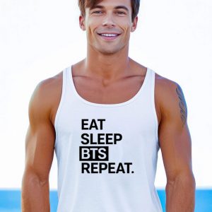 Eat Sleep BTS Repeat Tank Top
