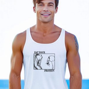 Eat Your Protein Attack On Titan Anime Gym Tank Top