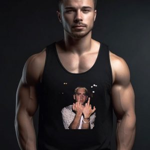 Eminem Funny Middle Finger Tank Top