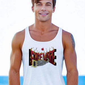 Fireware Apple Tank Top