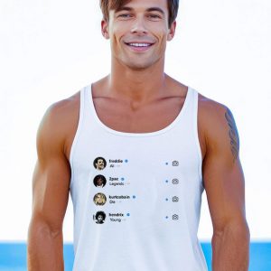 Freddie Mercury Tupac Shakur Kurt Cobain Tank Top