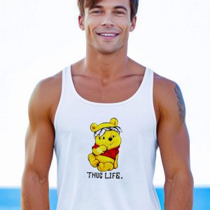 Funny Winnie The Pooh Thug Life Tank Top