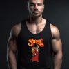 Ghost Greetings From Papa Noel Slim Fit Tank Top