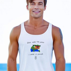 God Made The World I Made Cooler Tank Top