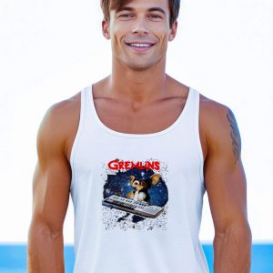 Gremlins Gizmo Playing Keyboard Tank Top