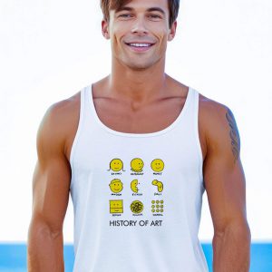 History of Art Smiley Face Tank Top