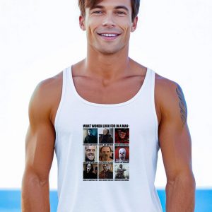 Horror Characters What Women Look For In A Man Tank Top
