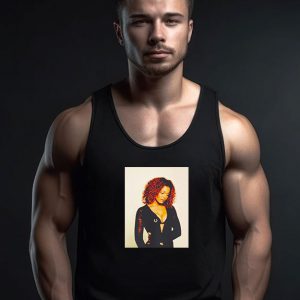 Janet Jackson Photoshoot Retro Tank Top